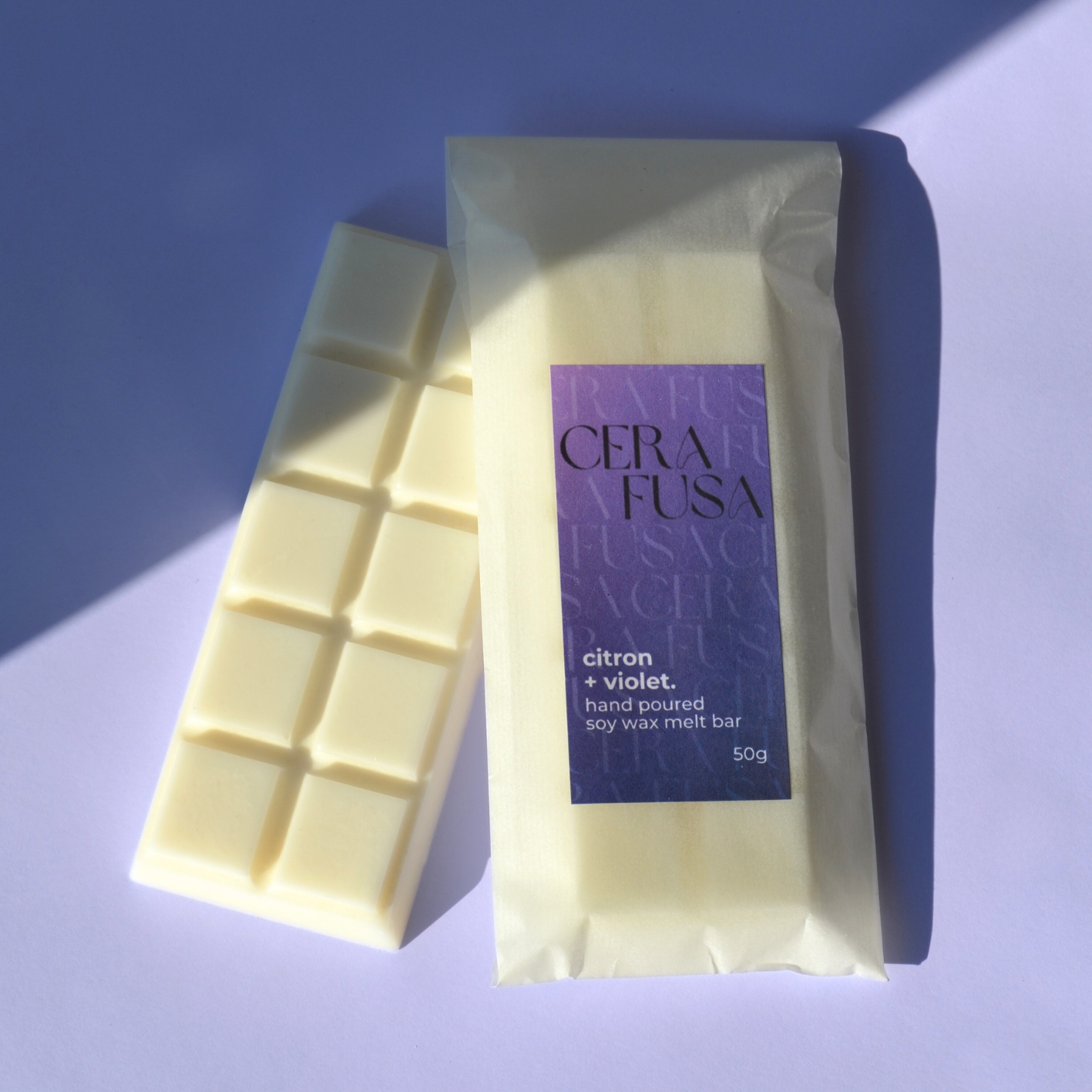 citron + violet.