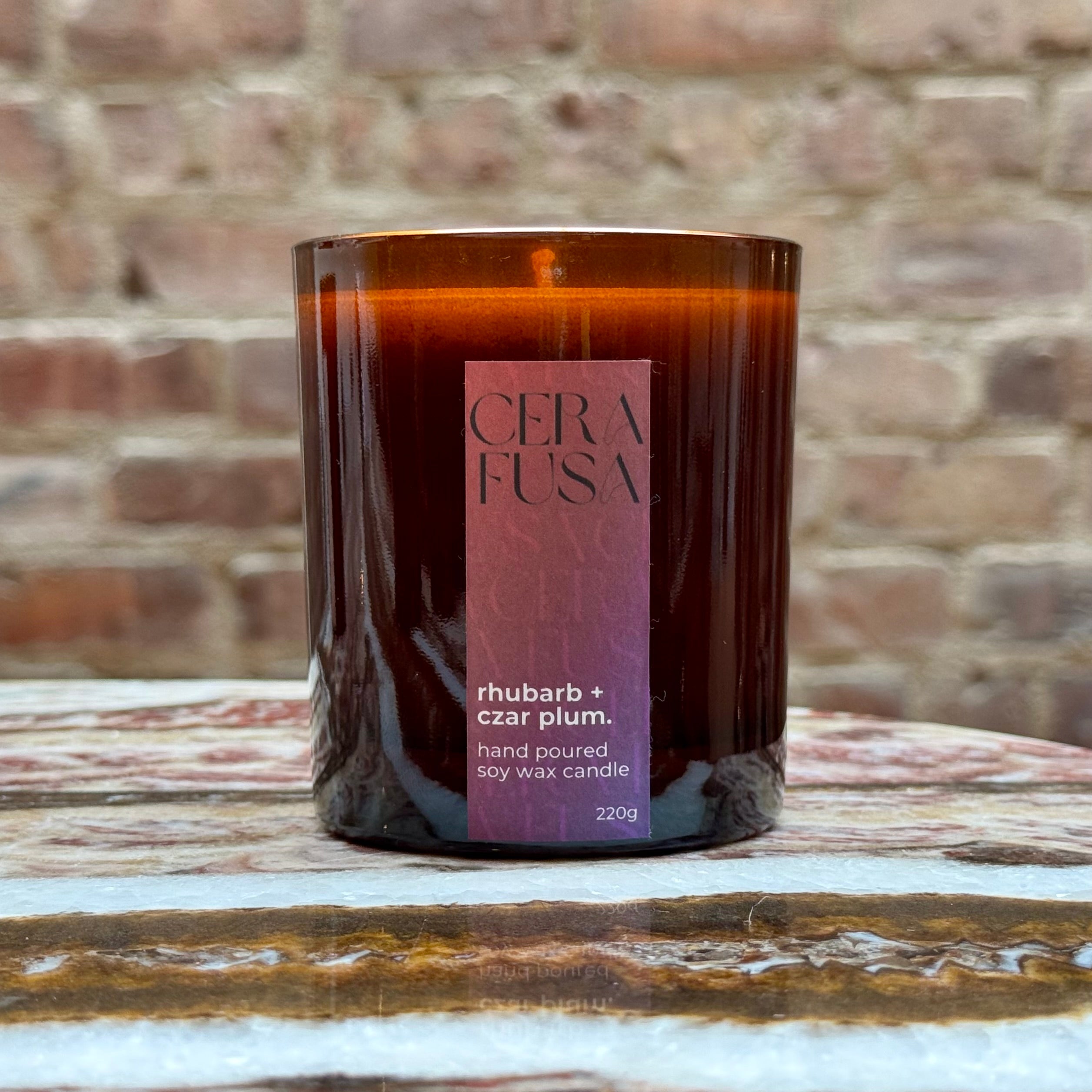rhubarb + czar plum.