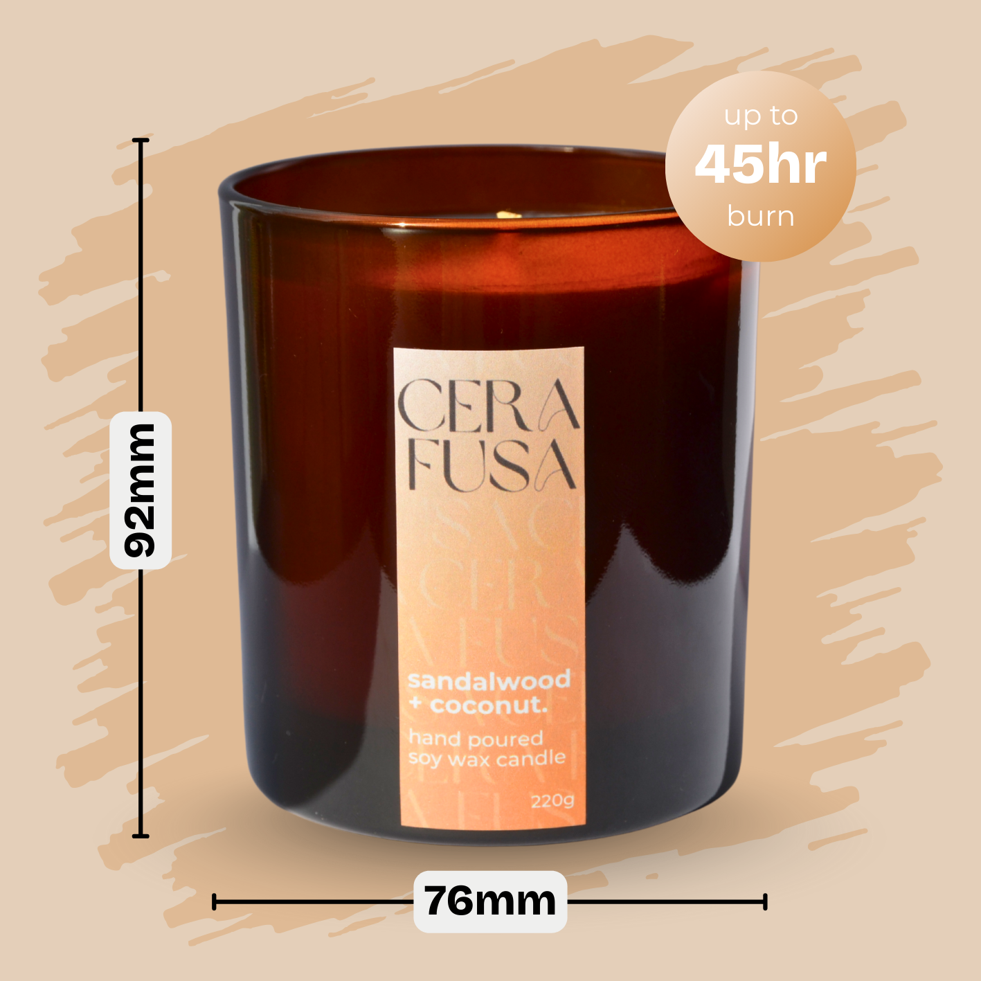 sandalwood + coconut.