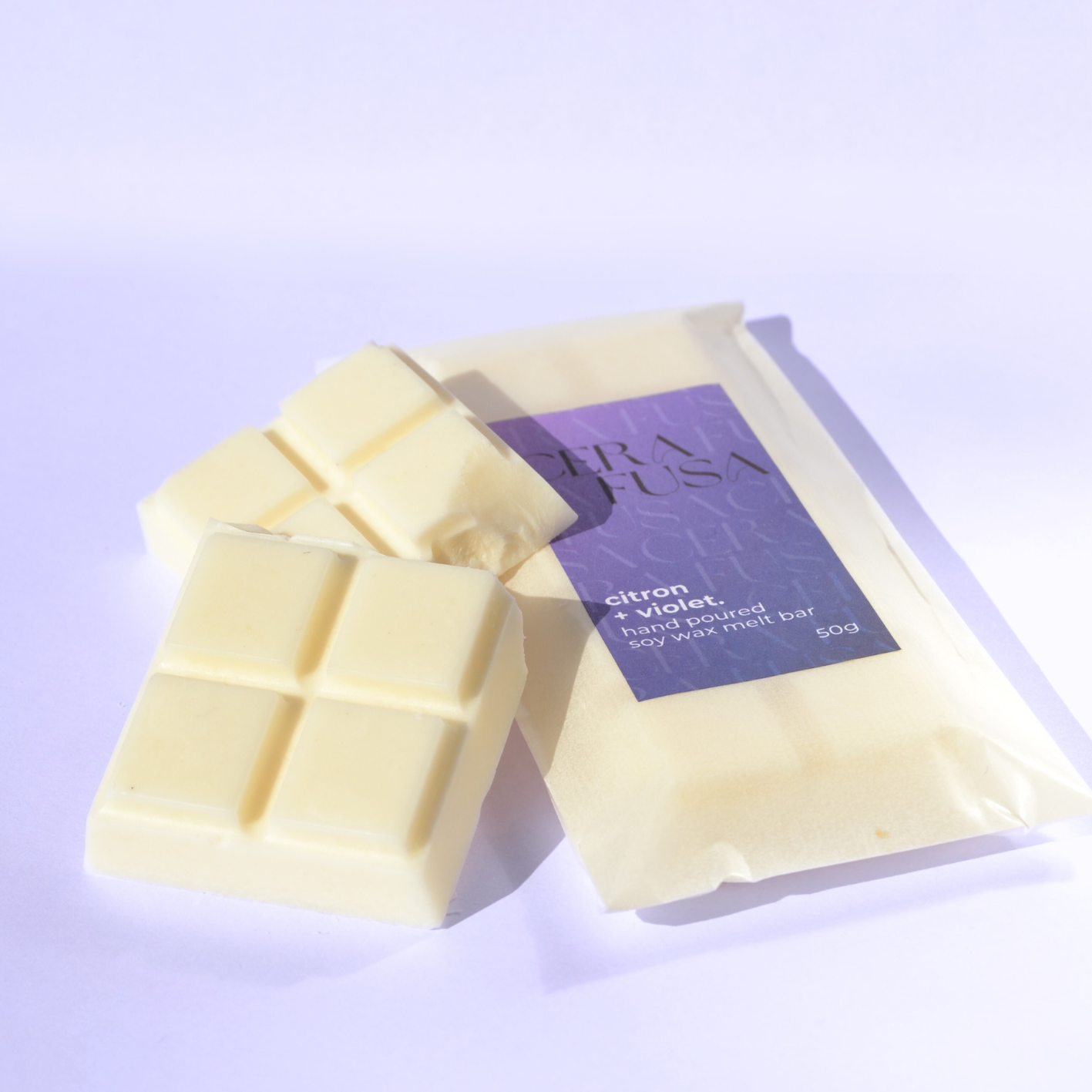 citron + violet.