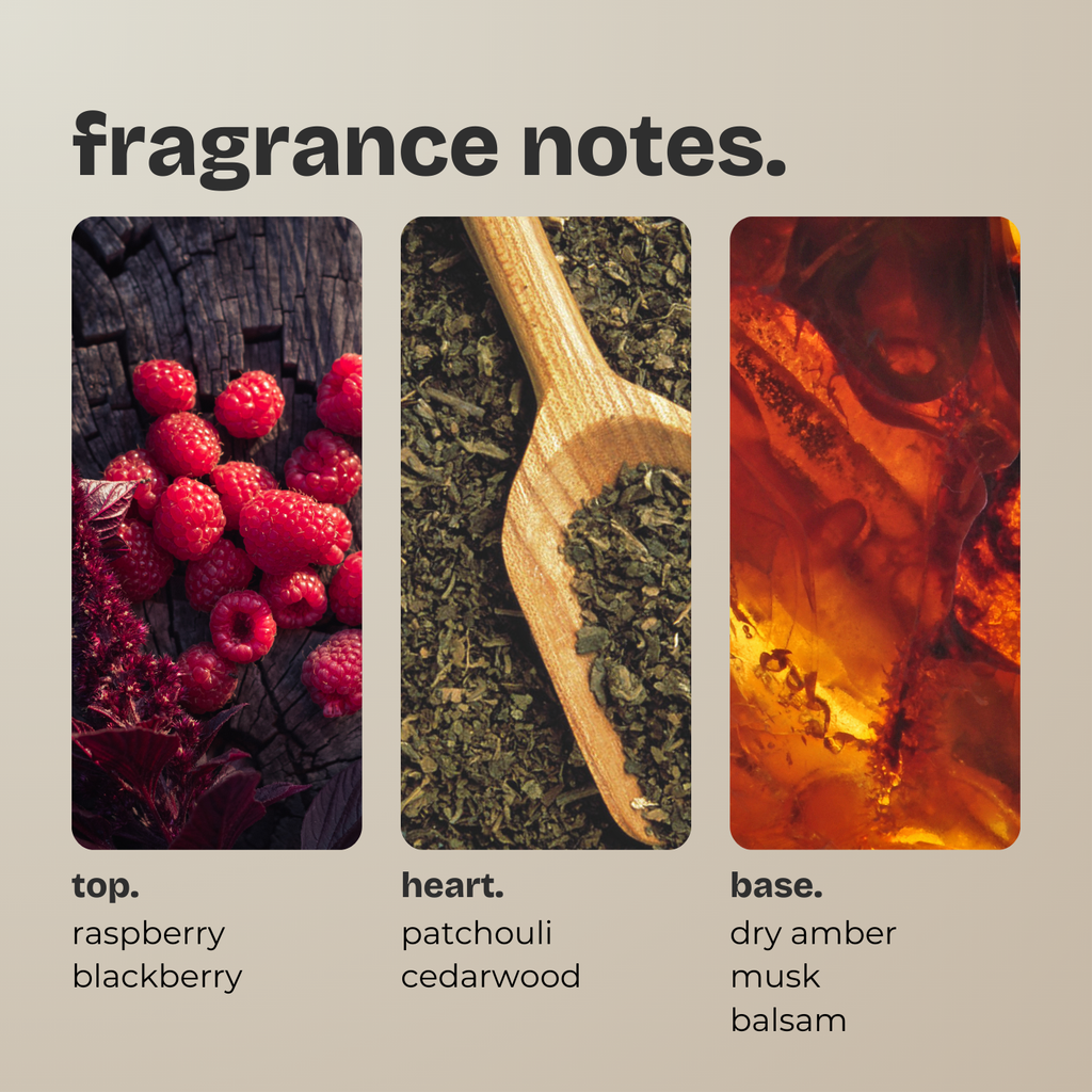 berry + dry amber. (LIMITED EDITION)