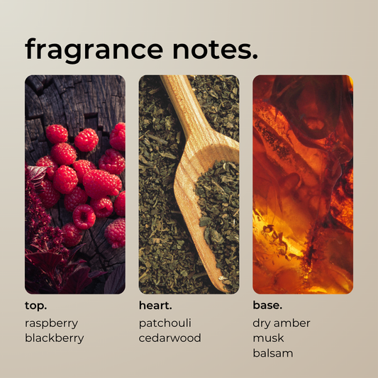 berry + dry amber. (LIMITED EDITION)