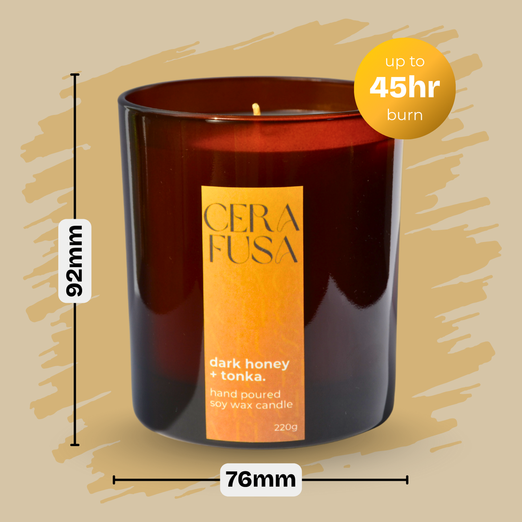 dark honey + tonka.