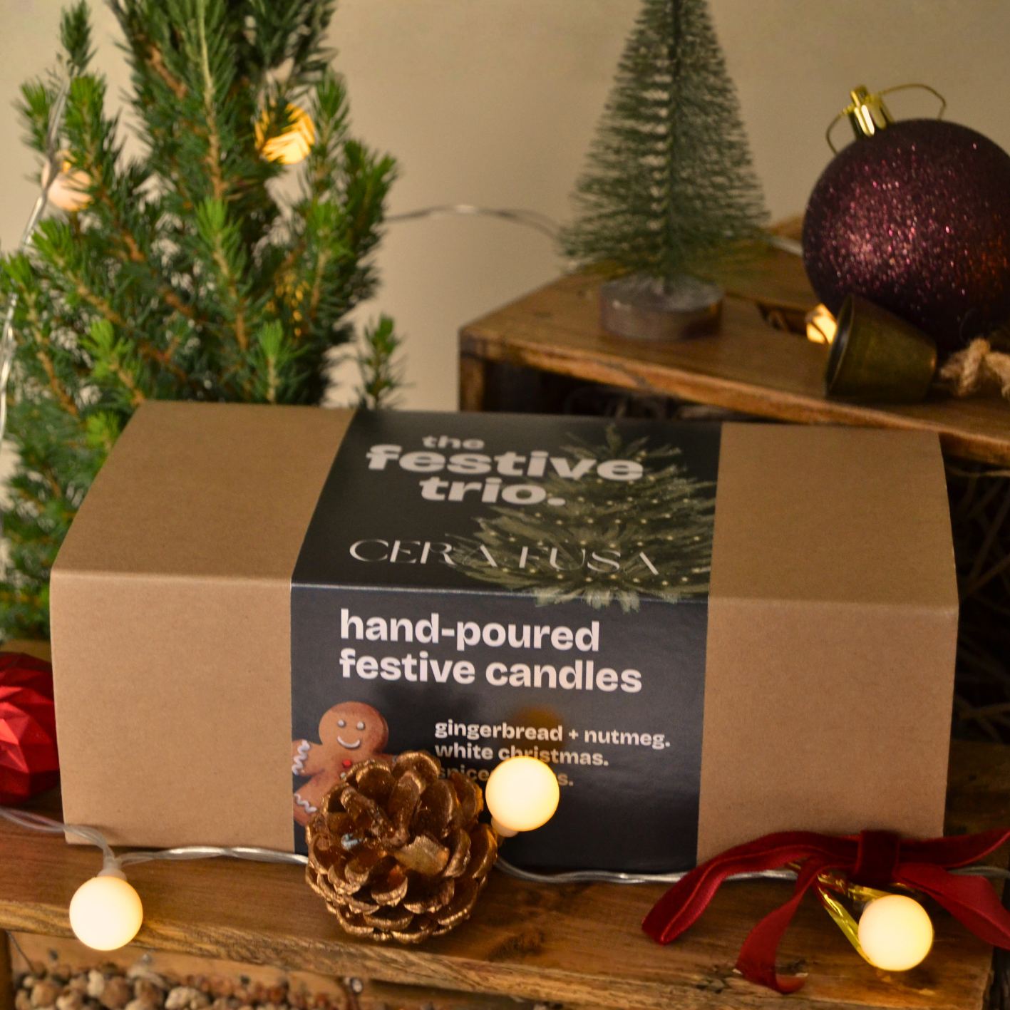 festive trio gift set.