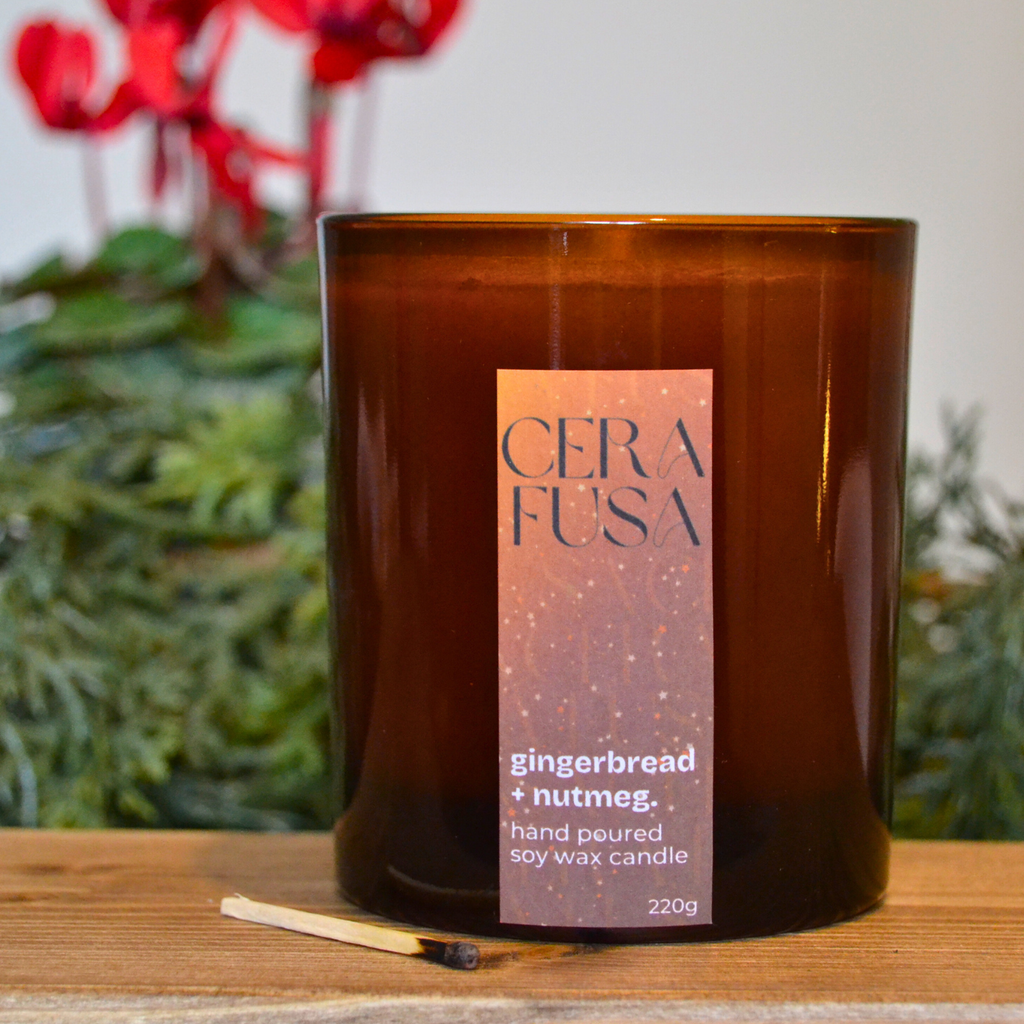 gingerbread + nutmeg. (FESTIVE EDITION)