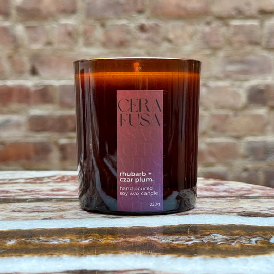 rhubarb + czar plum.