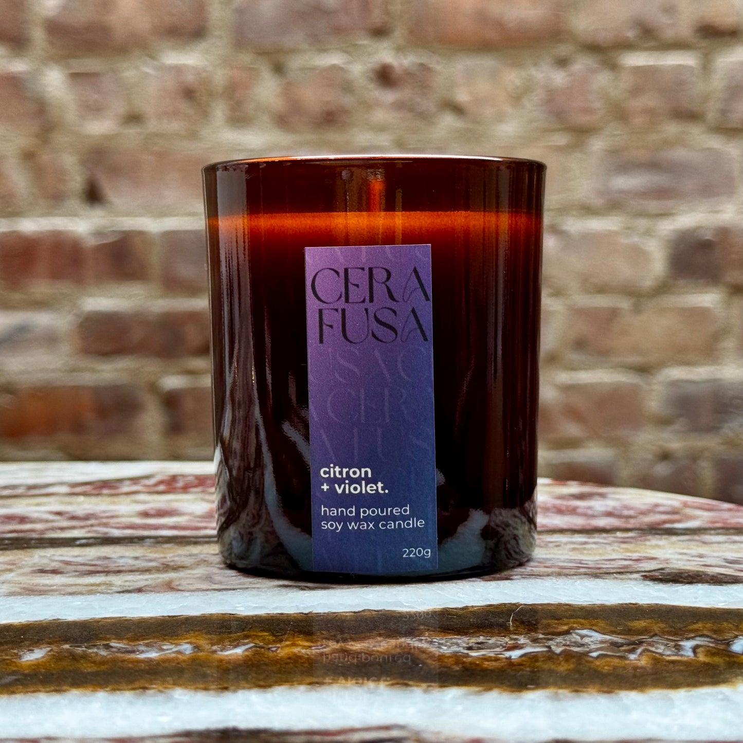 citron + violet.