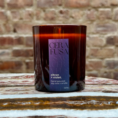 citron + violet.